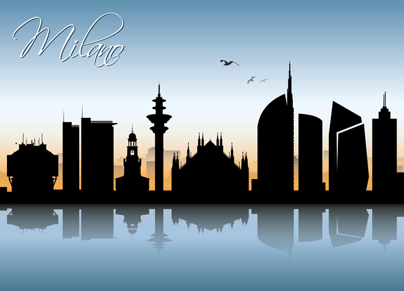 Skyline of Milan